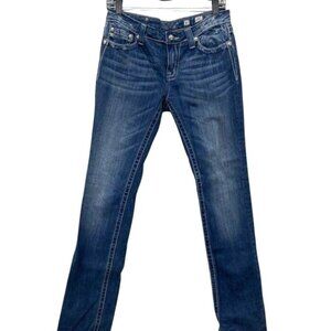 Miss Me Womens Mid-Rise Straight‎ Leg Denim Jeans Size 31